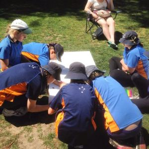 Canvas drawing by Clare C.