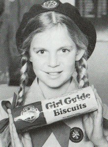 Girl Guide Biscuits ad from the 1950s